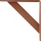Ekena Millwork Traditional Steel Bracket, Hammered Copper 2"W x 12"D x 12"H BKTM02X12X12TRHCO - alternate 7